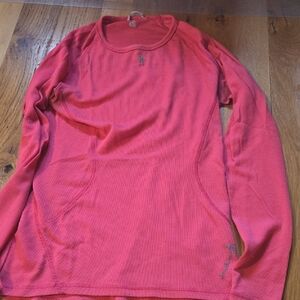 Smartwool Womens Small Pink Long Sleeve